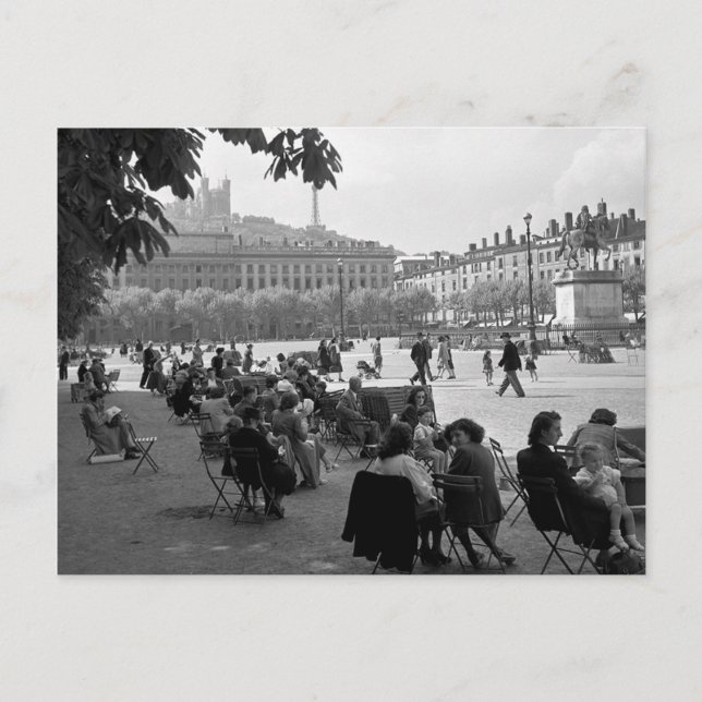 Lyon - 1950 - Robert Doisneau Postkarte (Vorderseite)