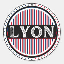 Lyon City Pride Emblem – Französische Identität