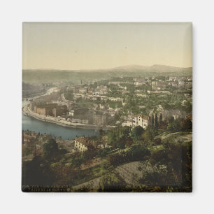 Lyon Cityview, Frankreich Magnet