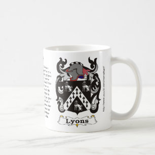 Lyon-Familien-Wappen Tasse