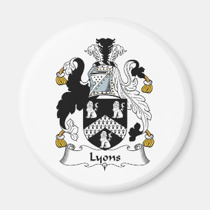 Lyon-Familienwappen Magnet