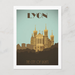 Lyon Fouviere Basilicata Postkarte