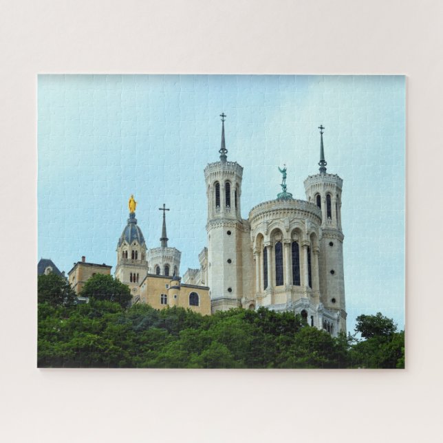 Lyon France Basilica - 16 x20 - 520 pcs Puzzle (Horizontal)