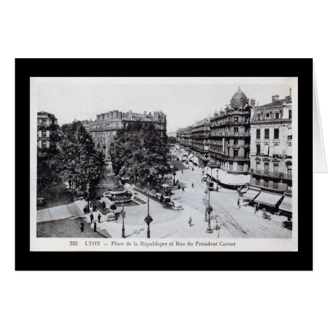 Lyon, Frankreich 1910 Vintag (Vorderseite (Horizontal))