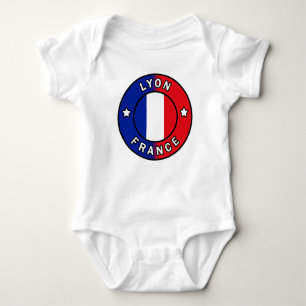 Lyon Frankreich Baby Strampler