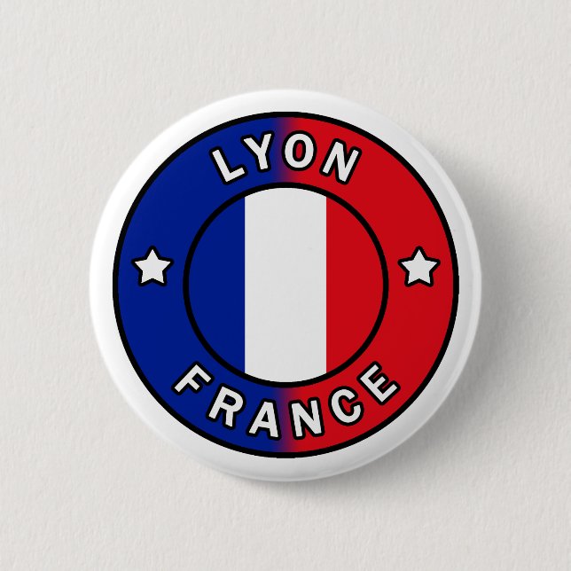 Lyon Frankreich Button (Vorderseite)