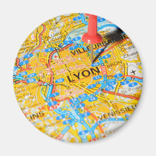 Lyon, Frankreich Magnet