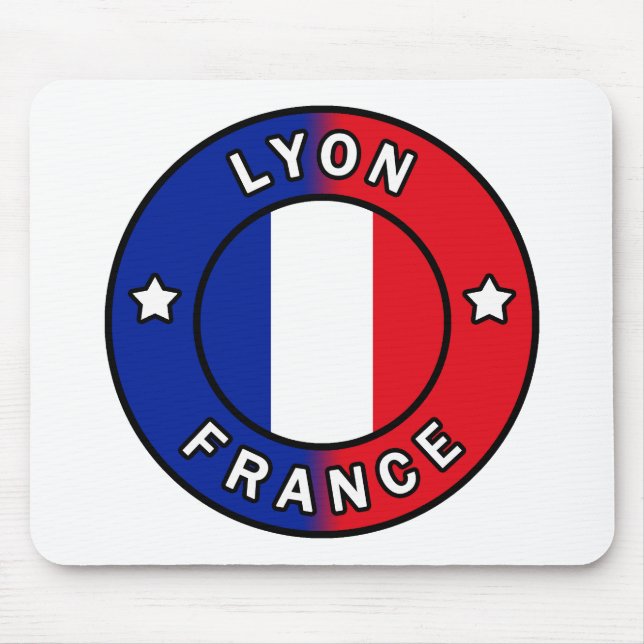 Lyon Frankreich Mousepad (Vorne)