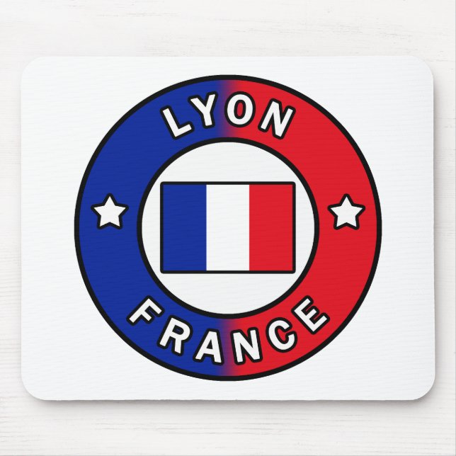 Lyon Frankreich Mousepad (Vorne)