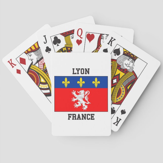 Lyon Frankreich Spielkarten (Rückseite)