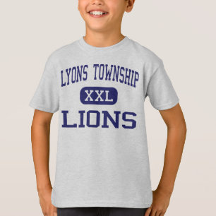Lyon-Gemeinde - Löwen - hoch - La-Gutshof Illinoi T-Shirt