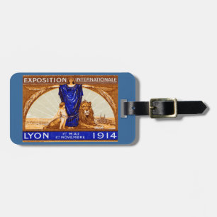 Lyon International Expo Poster 1914 Gepäckanhänger