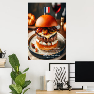 Lyon Luxe Burger 24x36 Poster