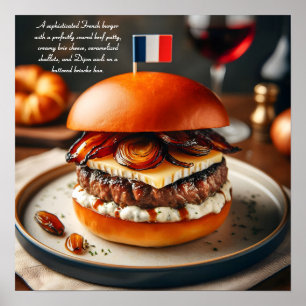 Lyon Luxus-Burger Poster