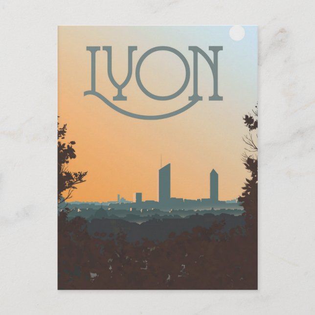 Lyon Postkarte (Vorderseite)