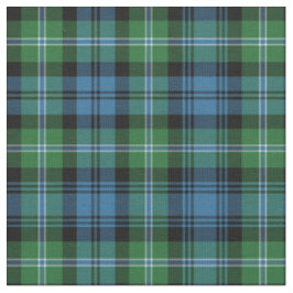 Lyon Tartan Muster Blau und Grün Irisch Kariert Stoff