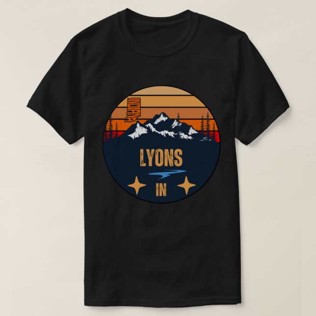 Lyons, Indiana T-Shirt (Design vorne)