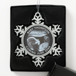 Lyophilisat Schneeflocken Zinn-Ornament