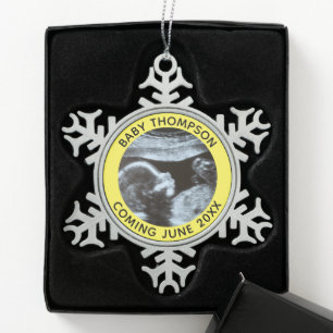 Lyophilisat Schneeflocken Zinn-Ornament