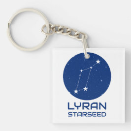 Lyran Starseed Schlüsselanhänger - Lyra Constellat