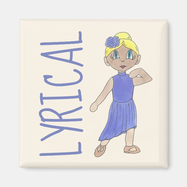 LYRICAL Modern Dance Teacher Erwägungsgrund Choreo Magnet (Vorne)