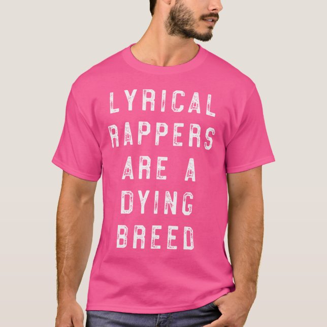 Lyrical Rappers Old School Hip Hop T Shirt Lyricis (Vorderseite)