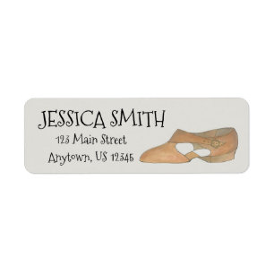 Lyrical Tan Modern Dance Teacher Shoe Personalisie