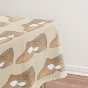 Lyrical Tan Modern Dance Teacher Showprint Tischdecke