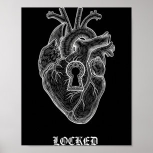 Lyriclyfe-langärmeliges Hemd-achy Breaky Heart-loc Poster