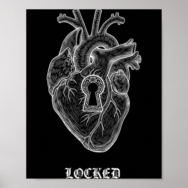 Lyriclyfe-long Sleeve Shirt-achy Breaky Heart-lock Poster (Vorne)