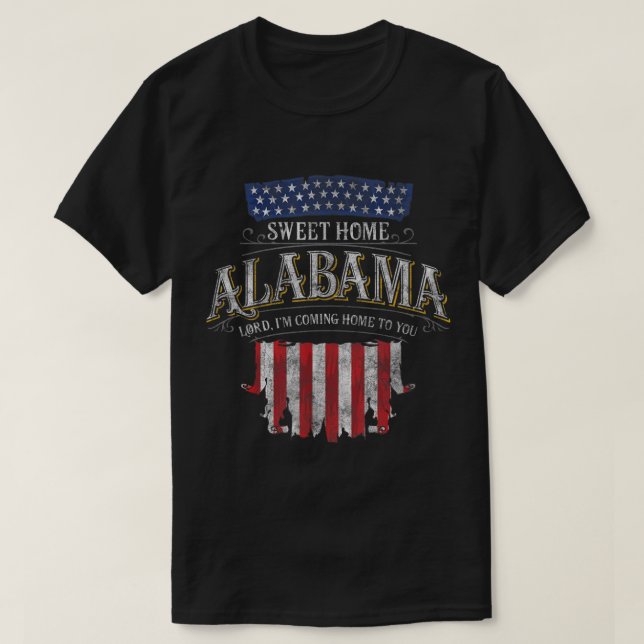 LyricVerse Sweet Zuhause Alabama T-Shirt (Design vorne)