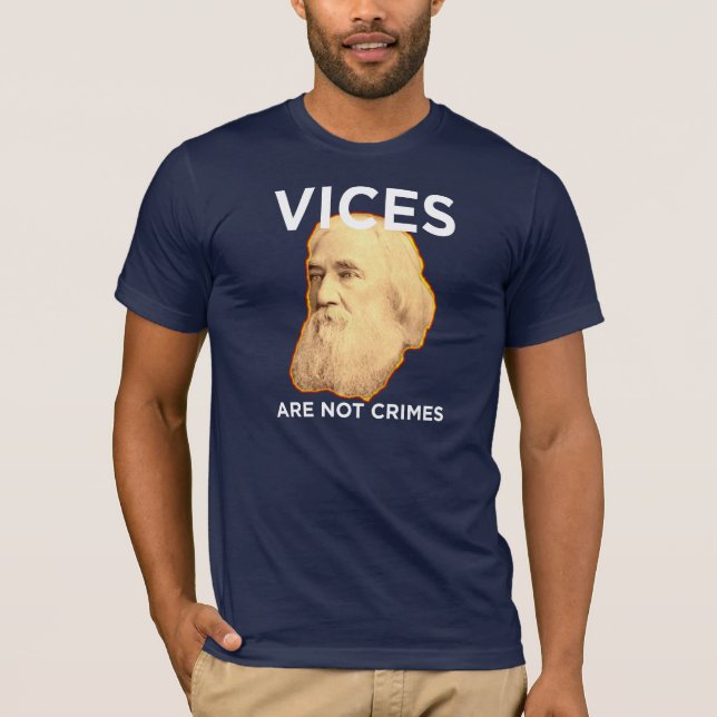 Lysander Spooner Laster sind nicht Verbrechen T-Shirt (Vorderseite)