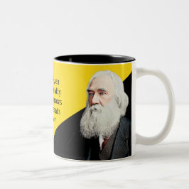 Lysander Spooner Zitat-Tasse Zweifarbige Tasse