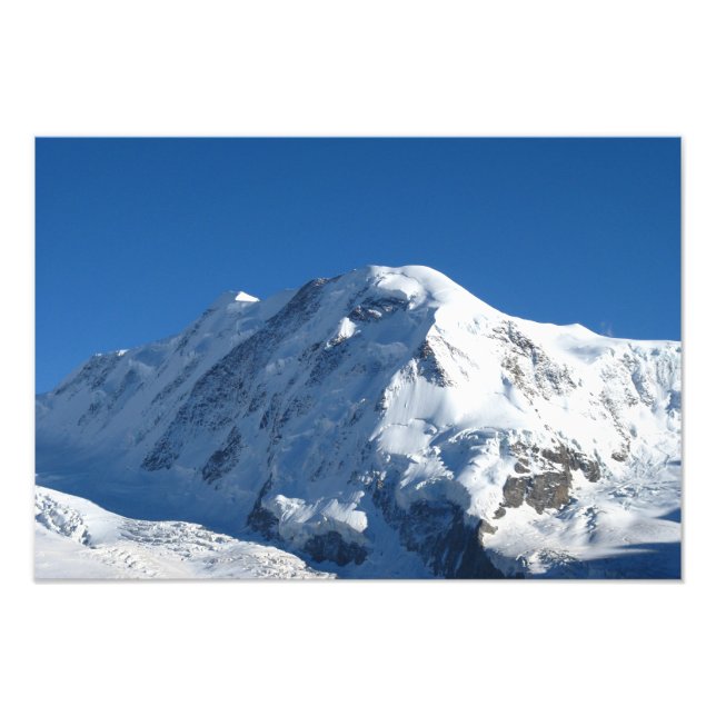 Lyskamm, Schweizer Alpen Fotodruck (Vorne)