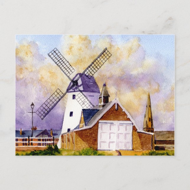 Lytham Windmill Postkarte (Vorderseite)