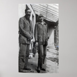 Lytton Strachey und Iris Tree Poster