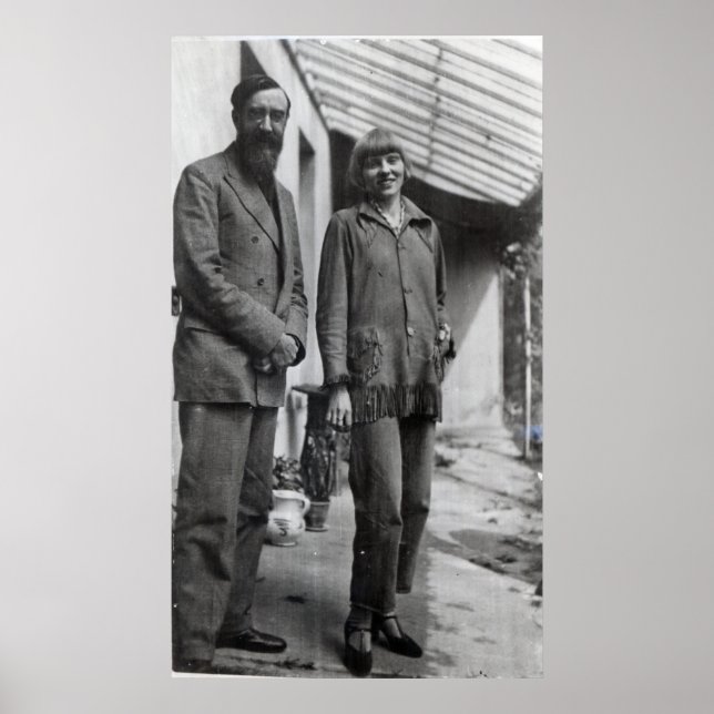 Lytton Strachey und Iris Tree Poster (Vorne)