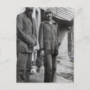 Lytton Strachey und Iris Tree Postkarte