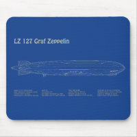 LZ 127 Graf Zeppelin - Airship Blueprint Plans AD