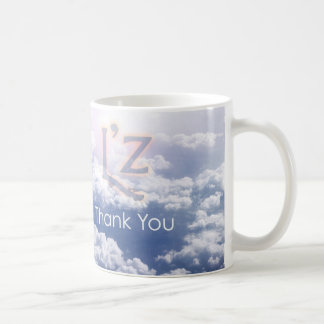 L'z "danke" klassische Kaffee-Tasse Kaffeetasse