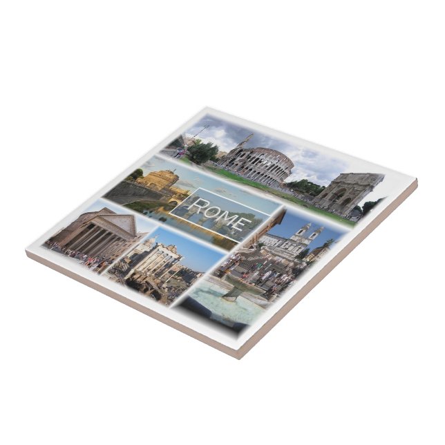 LZO001 ROM, Mosaik, Latium, Italien, Fliese (Seite)