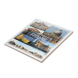 LZO002 ROM, Latium, Italien, Fliese