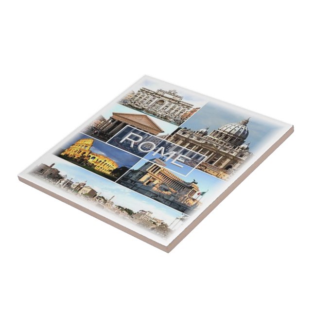 LZO002 ROM, Latium, Italien, Fliese (Seite)