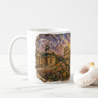 LZO01B-Mosaik von ROM, Latium, Italien, Kaffeetass Kaffeetasse
