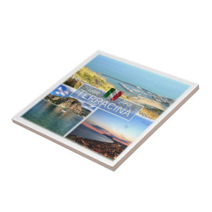 LZO029 TERRACINA, Mosaik, Latium, Italien, Fliese