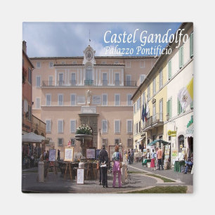 LZO040 CASTEL GANDOLFO, Papalpalast, Kühlschrank Magnet
