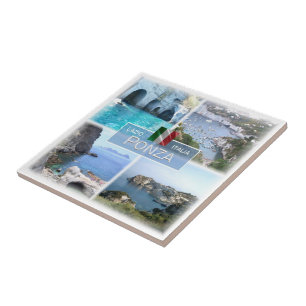 LZO044 PONZA, Latium, Fliese