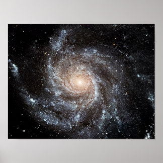 M101 Pinwheel Spiralgalaxie NASA Poster