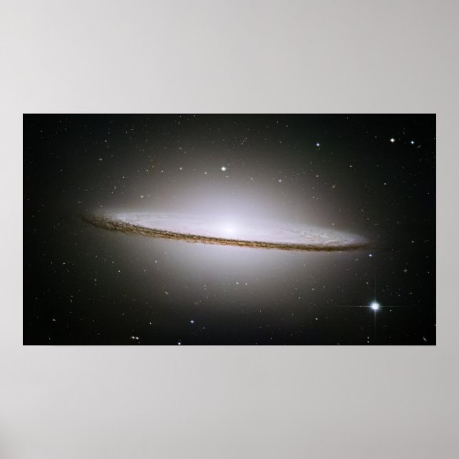M104 Sombrero Galaxy - Poster (Vorne)