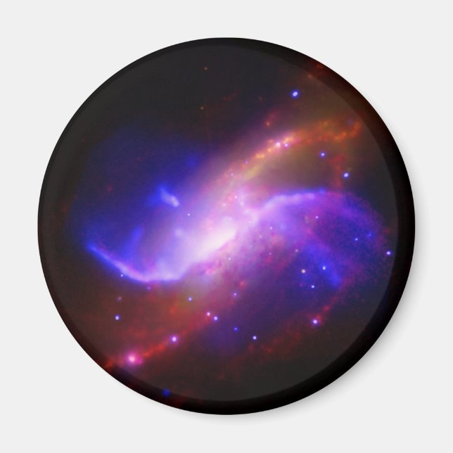 M106 Spiralgalaxie-Emission NASA Magnet (Vorne)
